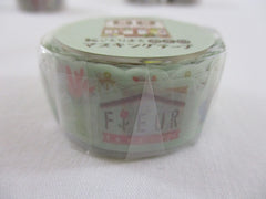 Cute Kawaii MW Mind Wave Washi / Masking Deco Tape - Town Series - Flower Shop Fleur Sereine - for Scrapbooking Journal Planner Notebook Craft Gift