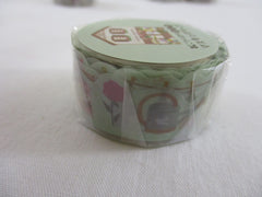 Cute Kawaii MW Mind Wave Washi / Masking Deco Tape - Town Series - Flower Shop Fleur Sereine - for Scrapbooking Journal Planner Notebook Craft Gift