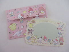 Cute Kawaii Sanrio Characters Mini Message Card - Small Writing Note Envelope Set Stationery