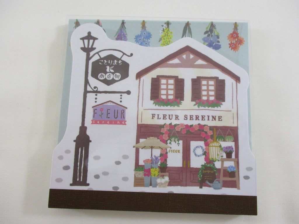 Cute Kawaii MW Fleur Sereine Flower Shop Notepad / Memo Pad - Stationery Designer Paper Collection