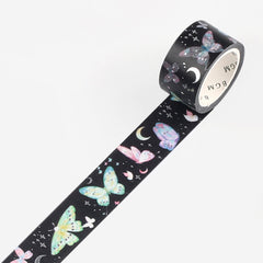 Cute Kawaii BGM Washi / Masking Deco Tape - Beautiful Butterfly - for Scrapbooking Journal Planner Craft