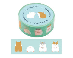 Cute Kawaii Hamamonyo Washi / Masking Deco Tape ♥ Hamster for Journal Planner Diary Gift Craft Scrapbook Decor