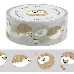 Cute Kawaii Hamamonyo Washi / Masking Deco Tape ♥ Hedgehog for Scrapbooking Journal Planner Craft