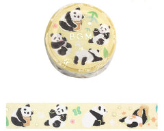Cute Kawaii BGM Washi / Masking Deco Tape - Panda Bear Animal - for Journal Agenda Planner Diary Craft Scrapbook Gift