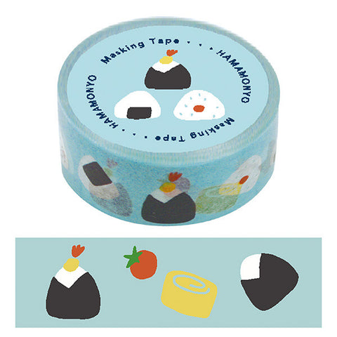 Cute Kawaii Hamamonyo Washi / Masking Deco Tape ♥ Onigiri Sushi Rice Ball for Food Diary Journal Planner Gift Craft Scrapbook Decor