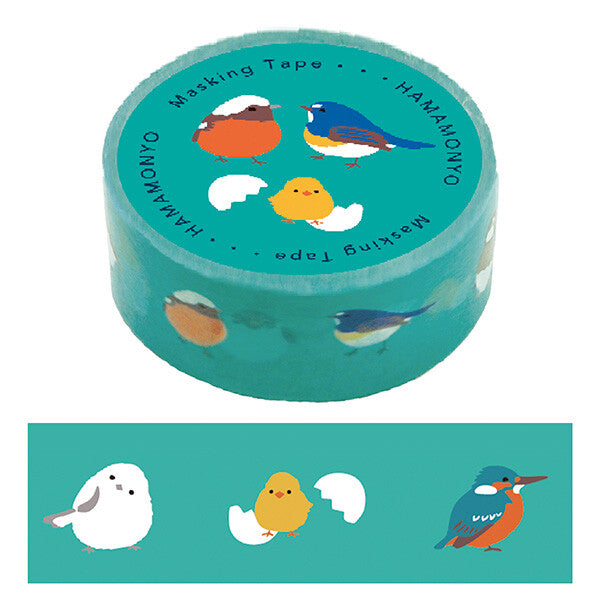 Cute Kawaii Hamamonyo Washi / Masking Deco Tape ♥ Birds Baby Chick Hatch Egg for Diary Journal Planner Gift Craft Scrapbook Decor