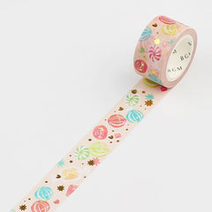 Cute Kawaii BGM Washi / Masking Deco Tape - Candy Sweet Candies Dreamy B - for Scrapbooking Journal Planner Craft
