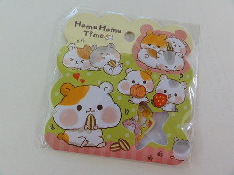 Cute Kawaii Q-Lia Hamu Hamu Time Hamster Stickers Sack