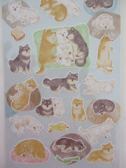 Cute Kawaii Mind Wave Ohirune Animal Pet Series  Sticker Sheet - Dog Puppy Puppies B - for Journal Planner Craft Diary Gift Schedule