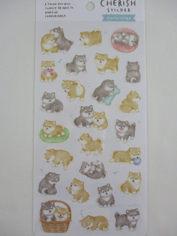 Cute Kawaii MW Cherish Series - A - Dog Puppy Sticker Sheet - for Journal Planner Craft