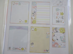 Cute Kawaii Sanrio Characters D Badtz Maru Kuromi Cinnamoroll My Melody Purin Hello Kitty Pochacco Letter Set Pack - Stationery Writing Paper Envelope Penpal