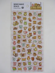Cute Kawaii Mind Wave Ori Fuca fuca Baby Animals Squirrel Seal Frog Elephant Dog Turtle Pig Hedgehog Sticker Sheet - for Journal Planner Craft Diary Gift Schedule