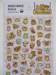 Cute Kawaii Mind Wave Ori Fuca fuca Baby Animals Squirrel Seal Frog Elephant Dog Turtle Pig Hedgehog Sticker Sheet - for Journal Planner Craft Diary Gift Schedule
