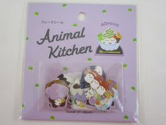 Cute Kawaii Gaia Animal Kitchen Food Series Stickers Flake Sack - Bird - for Journal Planner Craft Scrapbook Collectible