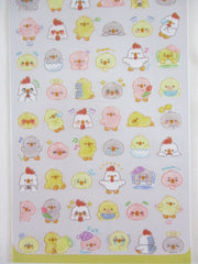 Cute Kawaii Mind Wave Mood Icon - Chicks Chicken Pet Animal Sticker Sheet - for Journal Planner Craft Diary Gift Schedule Scrapbook Agenda Notebook