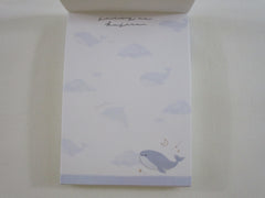 Cute Kawaii Kamio Whale Fish Ocean Sea juicy na Mini Notepad / Memo Pad - Stationery Designer Paper Collection