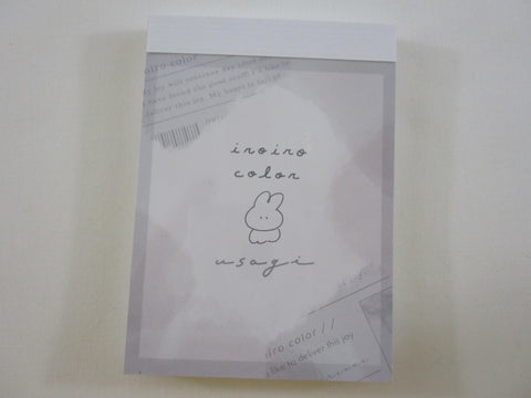 Cute Kawaii Kamio iro series - Bunny Rabbit Mini Notepad / Memo Pad - Stationery Designer Paper Collection