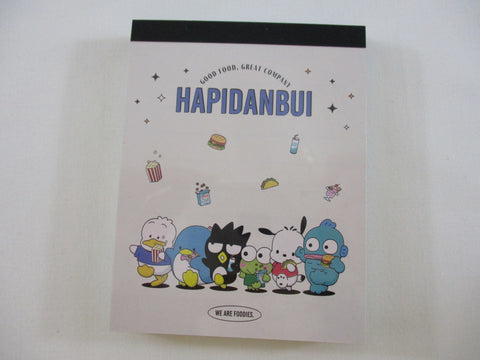 Cute Kawaii Sanrio Hapidanbui Badtz Keroppi Pochacco Pekkle Tuxedosam Mini Notepad / Memo Pad - A - Stationery Designer Paper Collection