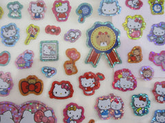 Cute Kawaii Sanrio Hello Kitty Large Sticker Sheet - Glitter - for Journal Planner Craft Agenda Diary Project Gift Laptop Phone Favorite