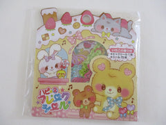 Rare VHTF ⸜(｡˃ ᵕ ˂)⸝♡ Cute Kawaii Pool Cool Bear Rabbit Strawberry Home Animal Stickers Flake Sack - Collectible Gift