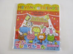 Rare VHTF ⸜(｡˃ ᵕ ˂)⸝♡ Cute Kawaii Pool Cool Hey! My Friends Animal Stickers Flake Sack - Collectible Gift