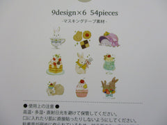 Cute Kawaii Papier Platz Flake Stickers Sack - Rabbit Sweet Bakery - for Journal Agenda Planner Scrapbooking Craft