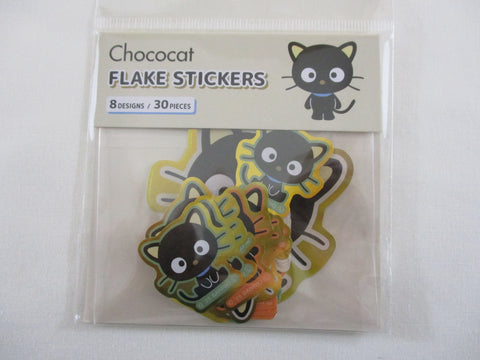 Cute Kawaii Sanrio Washi Gold Accents Stickers Sack 2025 - Chococat Cat - Collectible for Journal Planner Agenda Craft Scrapbook Diary Gift