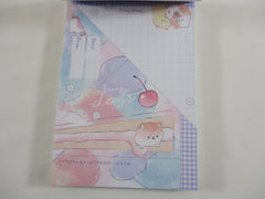 Cute Kawaii Crux Bakery Shop 4 x 6 Inch Notepad / Memo Pad - Stationery Designer Paper Collection