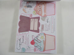 Cute Kawaii Crux Bakery Shop 4 x 6 Inch Notepad / Memo Pad - Stationery Designer Paper Collection