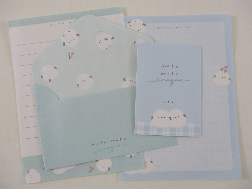 Cute Kawaii Q-Lia Bird mofu mofu Mini Letter Sets - Small Writing Note Envelope Set Stationery