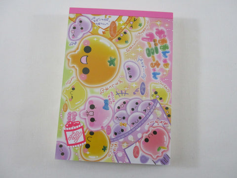 Cute Kawaii HTF Vintage Collectible Crux Candies 4 x 6 Inch Notepad / Memo Pad - Stationery Designer Paper Collection