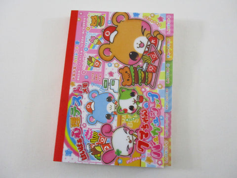 Cute Kawaii HTF Vintage Collectible Crux Burger Mart 4 x 6 Inch Notepad / Memo Pad - Stationery Designer Paper Collection