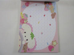 Cute Kawaii Rare HTF Vintage San-X Berry Puppy 4 x 6 Inch Notepad / Memo Pad - A - Stationery Designer Paper Collection