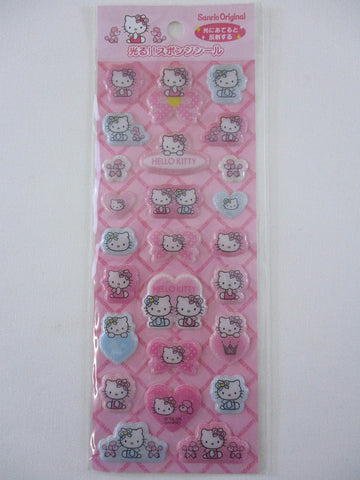 Vintage Rare ❤︎ *ੈ✩‧₊˚ Collectible ✿ Gift - Cute Kawaii Sanrio Sticker Sheet - Hello Kitty 2005 A - for Journal Planner Craft Agenda Diary Project Gift Favorite