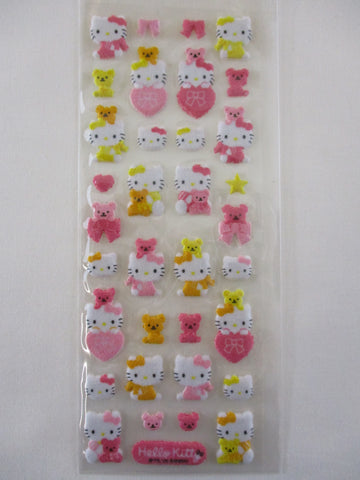 Vintage Rare ❤︎ *ੈ✩‧₊˚ Collectible ✿ Gift - Cute Kawaii Sanrio Sticker Sheet - Hello Kitty 2004 A - for Journal Planner Craft Agenda Diary Project Gift Favorite