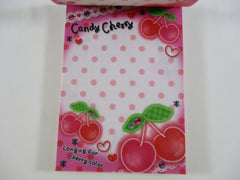 Cute Kawaii HTF Vintage Collectible Kamio Candy Cherry 4 x 6 Inch Notepad / Memo Pad - Stationery Designer Paper Collection