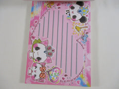 Cute Kawaii HTF Vintage Collectible Crux Cat and Panda 4 x 6 Inch Notepad / Memo Pad - Stationery Designer Paper Collection