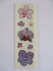 Sandylion Flower Orchid Petal Bloom Sticker Sheet - Vintage & Collectible