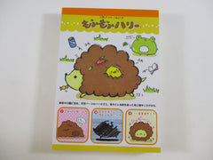 Cute Kawaii HTF Vintage Rare Collectible Kamio Hedgehog 4 x 6 Inch Notepad / Memo Pad - Stationery Designer Paper Collection