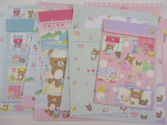 Cute Kawaii San-X Rilakkuma Bear Spa Onsen Letter Sets - Stationery Writing Paper Envelope