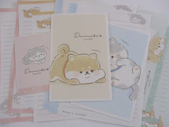 Cute Kawaaii Crux Cat Kitten Dog Puppy Nyanko Wanko Dararinko Letter Sets - Stationery Writing Paper Envelope Penpal Gift