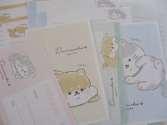 Cute Kawaaii Crux Cat Kitten Dog Puppy Nyanko Wanko Dararinko Letter Sets - Stationery Writing Paper Envelope Penpal Gift