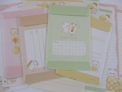 Cute Kawaaii Crux Cat Kitten Neko noko Collect Bread Food Hungry Letter Sets - Stationery Writing Paper Envelope Penpal Gift