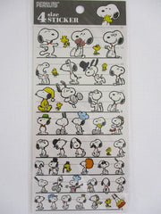 Cute Kawaii Kamio Peanuts Snoopy Sticker Sheet A - for Diary Journal Planner Craft Agenda Scrapbook Stationery Schedule