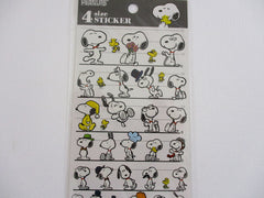 Cute Kawaii Kamio Peanuts Snoopy Sticker Sheet A - for Diary Journal Planner Craft Agenda Scrapbook Stationery Schedule