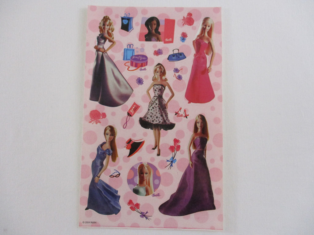 Sandylion Barbie 4 x 6.5 inch Sticker Sheet - K - Evening Gowns