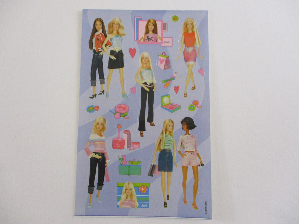 Sandylion Barbie 4 x 6.5 inch Sticker Sheet - L - Denim