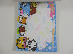 Cute Kawaii HTF Collectible Rare Crux Dog Puppies A 4 x 6 Inch Notepad / Memo Pad - Stationery Designer Paper Collection