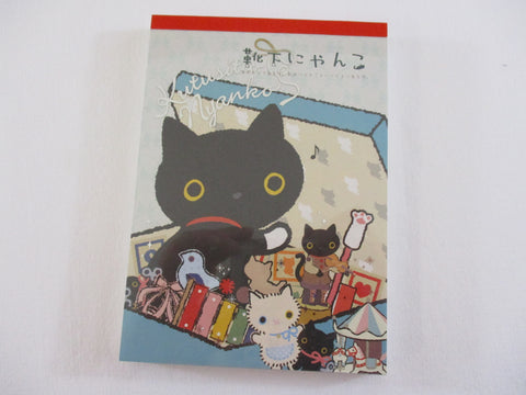 Rare ❤︎ Vintage *ੈ✩‧₊˚ Collectible ✿ Gift - Cute Kawaii San-X Kutusita Nyanko Cat 4 x 6 Inch Notepad / Memo Pad - Stationery Designer Paper Collection 2009