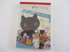 Rare ❤︎ Vintage *ੈ✩‧₊˚ Collectible ✿ Gift - Cute Kawaii San-X Kutusita Nyanko Cat 4 x 6 Inch Notepad / Memo Pad - Stationery Designer Paper Collection 2009